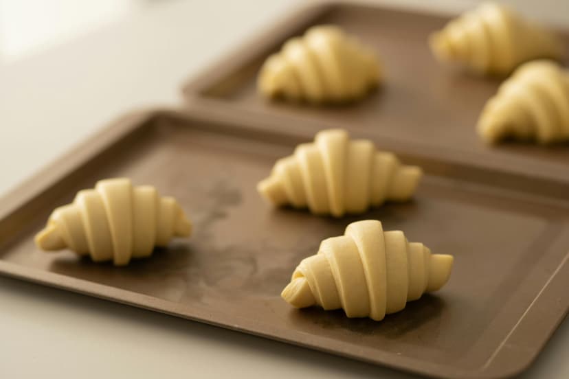Verse beurrecroissants en viennoiserie bij Desmet Brugge
